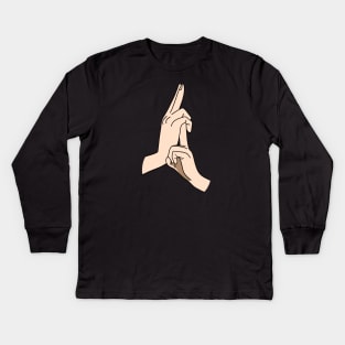 Hands Kids Long Sleeve T-Shirt